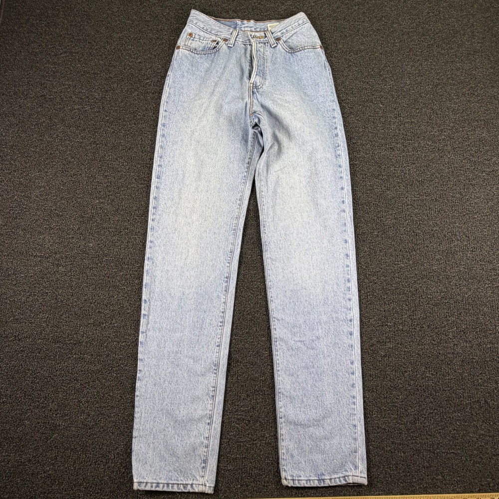 Levi's Jeans Womens 5 M Vintage Light Wash Blue High Rise Straight USA EUC